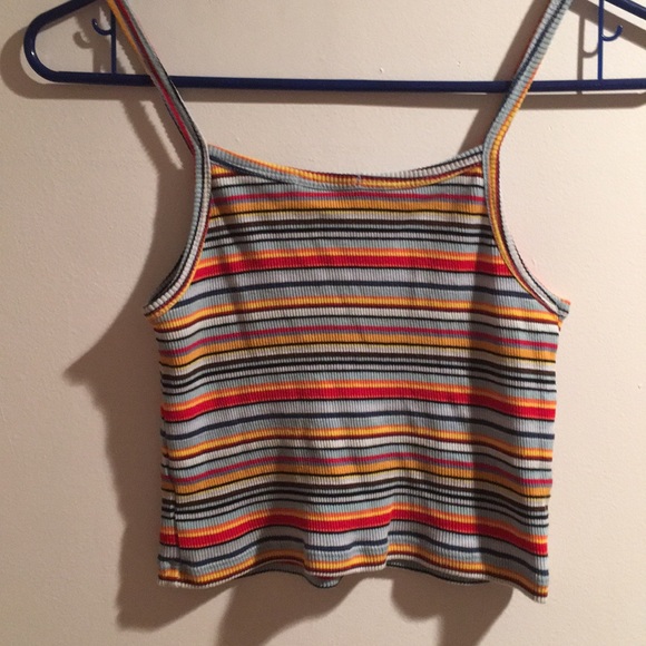 Brandy Melville striped cropped tank top - Picture 4 of 4